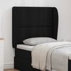 vidaXL U&scaron;i uzglavlja Crna 80 x 23 x 6 cm PVC