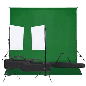 vidaXL Oprema za fotografski studio sa setom svjetala i pozadinom