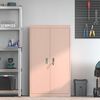 vidaXL Ormarić za pohranu 2 pcs Ružičasta 80 x 40 x 140 cm Čelik