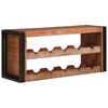 vidaXL Stalak za vino Smeđa 100 x 45 x 33 cm Čvrsto reciklirano drvo