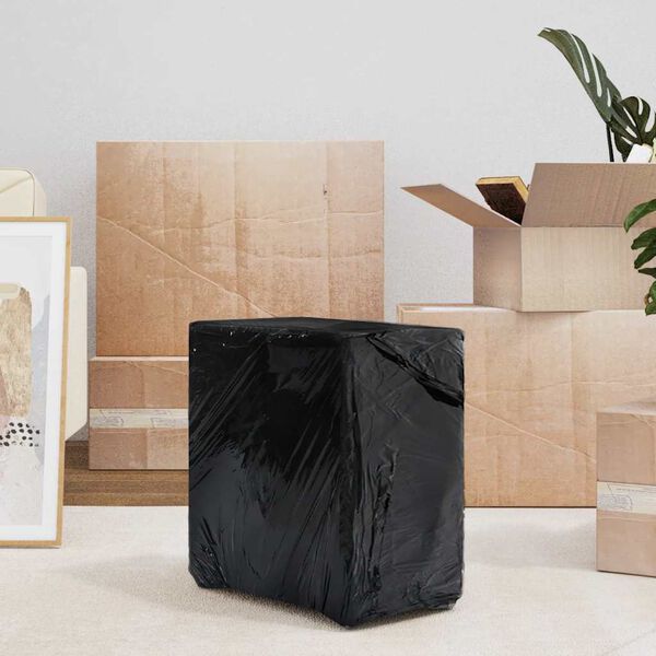 vidaXL rastezljiva folija 2 kom crna 20 &mu;m 50 cm x 300 m