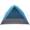 vidaXL Kamping šator s krovom s pohranom Plava 275 x 230 x 140 cm taft