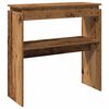 vidaXL Konzolni stol Staro drvo 80x30x80 cm Konstruirano drvo