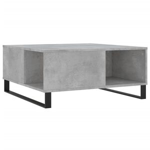 vidaXL Stolić za kavu boja betona 80 x 80 x 36,5 cm konstruirano drvo