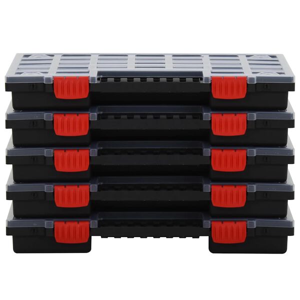 vidaXL Kutije za razvrstavanje 5 kom 40 x 30 x 5 cm od polipropilena