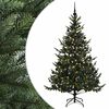 vidaXL Umjetno božićno drvce s kuglicom 180 cm 300 LED lampica
