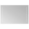 vidaXL LED kupaonsko ogledalo *Transparent*an 60 x 40 cm Pravokutni