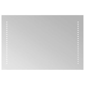 vidaXL LED kupaonsko ogledalo *Transparent*an 60 x 40 cm Pravokutni
