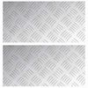 vidaXL Stepenica 2 kom. 40 x 20 cm Srebrno Aluminij Pravokutni