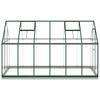 vidaXL Staklenik s okvirom zeleni 334 x 169 x 202 cm aluminijski