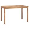 vidaXL Vrtni blagovaonski stol 120 x 70 x 77 cm od masivne tikovine