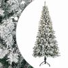 vidaXL Umjetno božićno drvce s nogom 120 cm 150 LED lampica