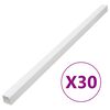 vidaXL Kanalice za kabele 33 x 33 mm 30 m PVC