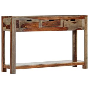 vidaXL Konzolni stol s 3 ladice 120x30x75 cm od masivnog drva akacije