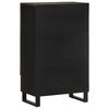 vidaXL Visoka komoda crna 60 x 33 x 100 cm od masivnog drva manga
