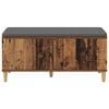 vidaXL Klupa za hodnik s jastukom Staro drvo 100 x 38 x 46 cm