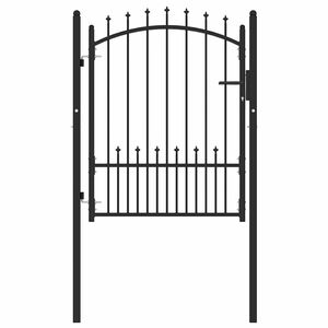 vidaXL Vrata ograde s bodljama EMMEN 100 x 125 cm