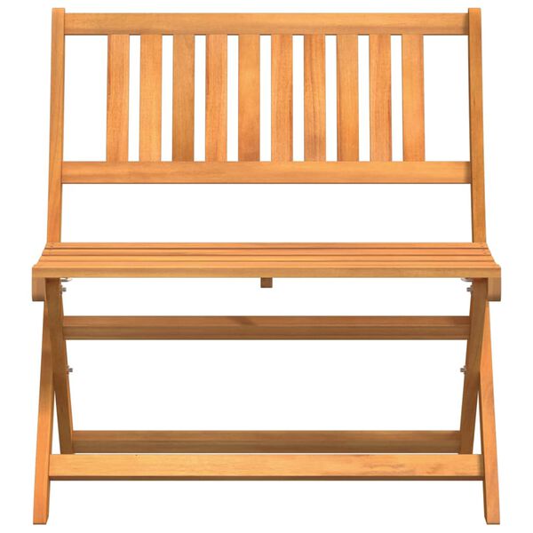 vidaXL Preklopna vrtna klupa Smeđa 80 x 42 x 85 cm