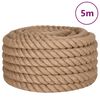 vidaXL Uže od jute dužina 5 m debljina 40 mm