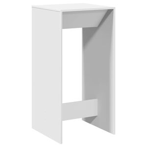 vidaXL Barski stol bijeli 51 x 50 x 103,5 cm od konstruiranog drva