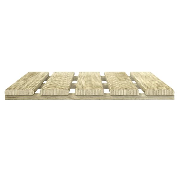 vidaXL Pločice za decking 6 pcs Zelena 50 x 50 cm