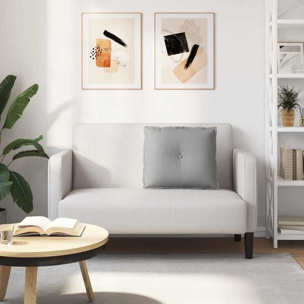 vidaXL Jastuk za leđa Oblačnosiva 60 x 19 x 50 cm tkanina