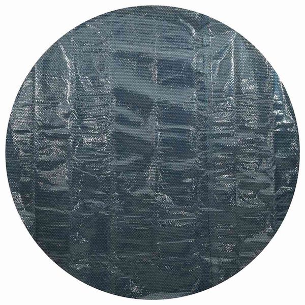 vidaXL Plutajući PE solarni pokrov za bazen 417 cm crno-plavi