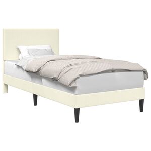 vidaXL Krevetna konstrukcija Krem 90 x 200 cm Kordura tekstil