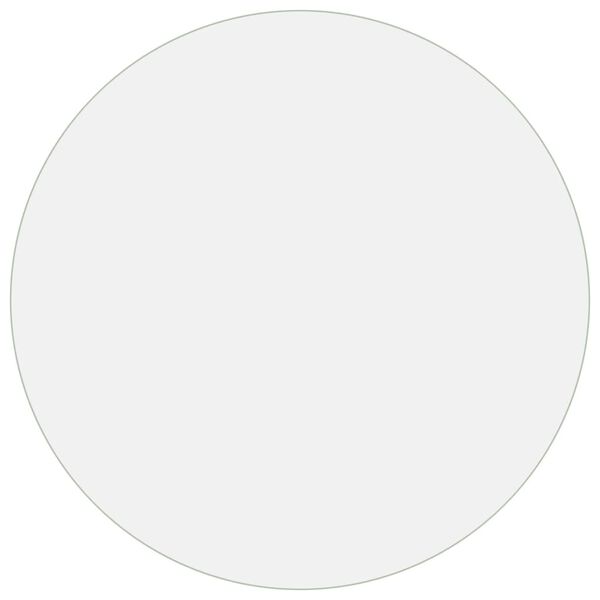 vidaXL Zaštita za stol mat Ø 100 cm 1,6 mm PVC