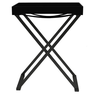 vidaXL Sklopivi stol crni 48 x 34 x 61 cm MDF