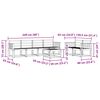 vidaXL Set vanjskih sofa 7 pcs Prirodna Čvrsto drvo akacije