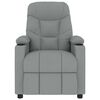 vidaXL Masažna fotelja od tkanine svjetlosiva