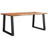 vidaXL Blagovaonski stol sa živim rubom 180x90x75 cm od drva bagrema