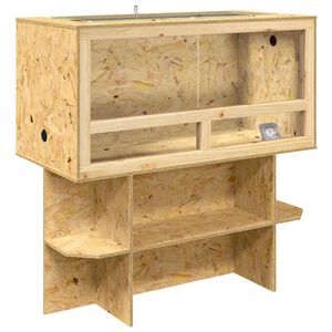 vidaXL Terarij Smeđa 100 x 50 x 100 cm OSB