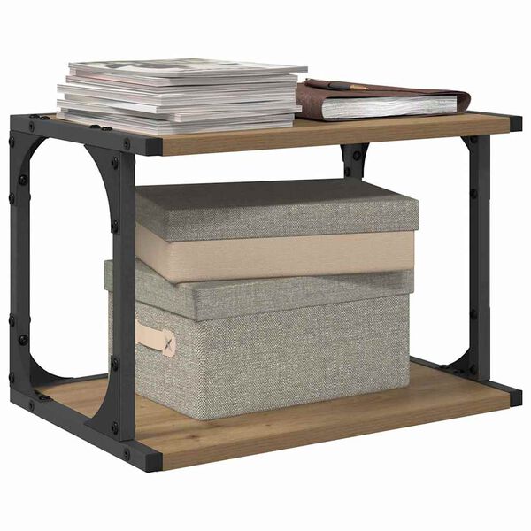 vidaXL Držač za printer Umjetnički hrast 41 x 28 x 33.5 cm