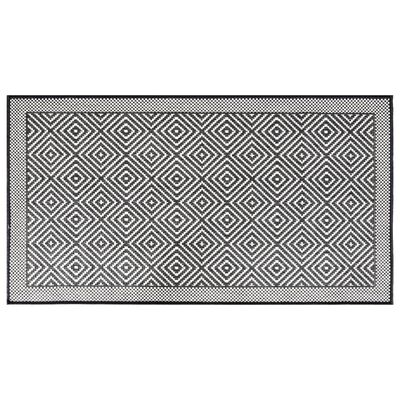 vidaXL Vanjski tepih sivo-bijeli 80 x 150 cm reverzibilni dizajn