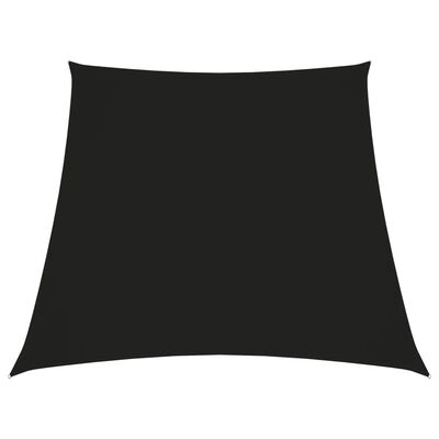 vidaXL Jedro protiv sunca od tkanine Oxford trapezno 3/5 x 4 m crno