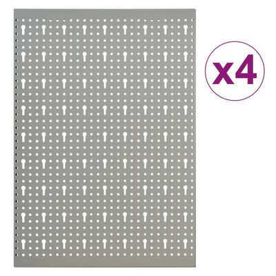 vidaXL Zidne ploče za alat 4 kom 40 x 58 cm čelične