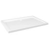 vidaXL Pravokutna ABS tu&scaron;-kada bijela 70 x 100 cm