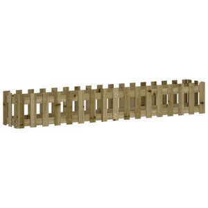 vidaXL Povi&scaron;ena vrtna gredica 200 x 30 x 30 cm impregnirana borovina
