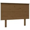 vidaXL Uzglavlje za krevet boja meda 104x6x82,5 cm masivna borovina
