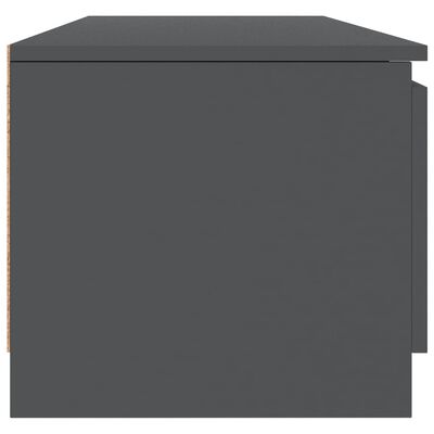 vidaXL TV ormarić od iverice sivi 140 x 40 x 35,5 cm
