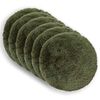 vidaXL Presvlaka za jastuk 6 pcs HEERLEN Zelena &Oslash; 60 cm PV flis