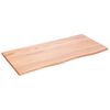 vidaXL Stolna ploča svjetlosmeđa 100 x 50 x 2 cm tretirana hrastovina