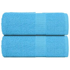 vidaXL Ručnici za pranje ŽABA 2 kom. tirkizne 30x30 cm 360 g/m&sup2;