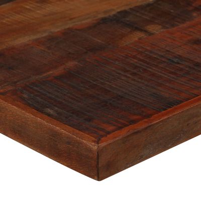 vidaXL Barski stol masivno obnovljeno drvo tamnosmeđi 120x60x107 cm