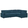 vidaXL Modularna sofa s jastucima, plava bar&scaron;unasta