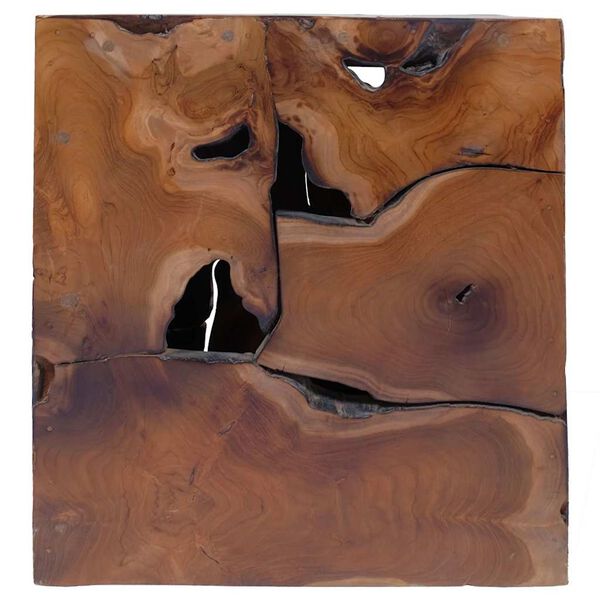 vidaXL Stolica smeđi 40x40x45 cm od masivne tikovine