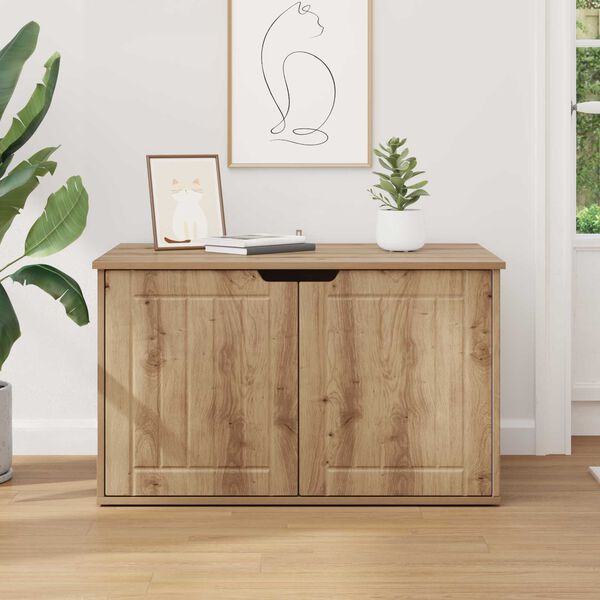 vidaXL Mačja Kuća Umjetnička hrastovina 85 x 55 x 50,5 cm