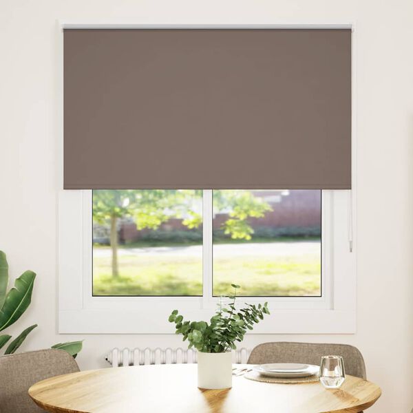 vidaXL Rolo zavjesa Blackout Coffee 120x150 cm &Scaron;irina tkanine 116,6 cm